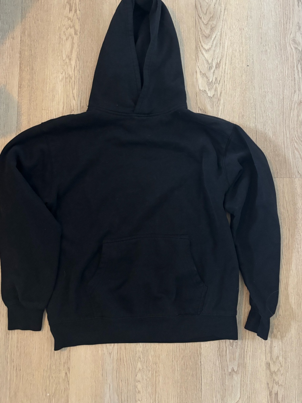 Women’s Black Pullover Hoodie - Classic Solid Hoodie